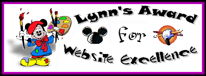 Lynn's Award for Website Excellence - Thank you Lynn