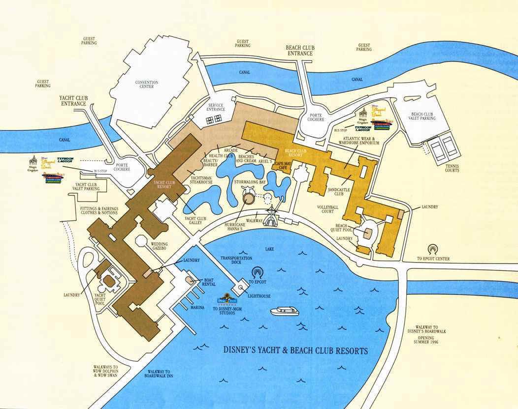 yacht and beach club map